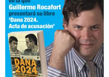 Guillermo Rocafort presenta en Valéncia "DANA 2024. Acta de acusación", una rigurosa investigación sobre la gestión de la catástrofe
