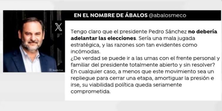 Ábalos duda de que Sánchez pueda convertir la crisis de vivienda en una victoria electoral 1 Ábalos duda de que Sánchez pueda convertir la crisis de vivienda en una victoria electoral