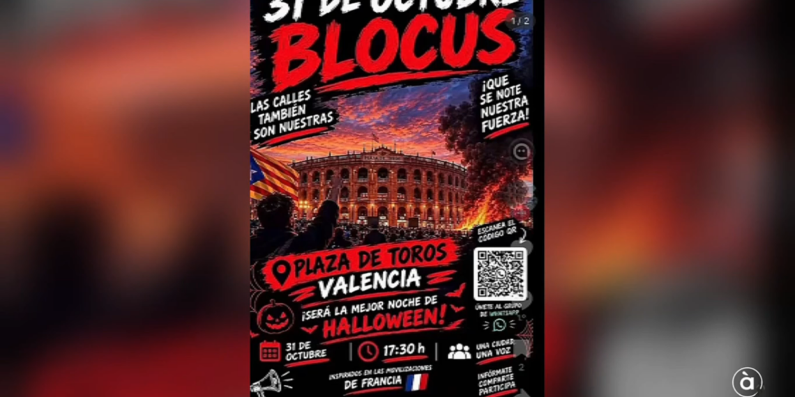 Valencia bajo amenaza: cuando una convocatoria digital secuestra una ciudad