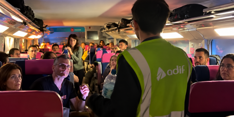 54 viajeros, afectados por una avería de Ouigo en un túnel 1 54 viajeros, afectados por una avería de Ouigo en un túnel