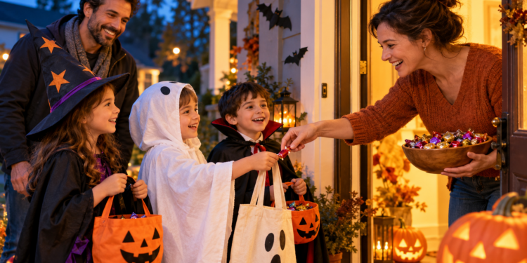 Por qué los niños piden caramelos en Halloween
