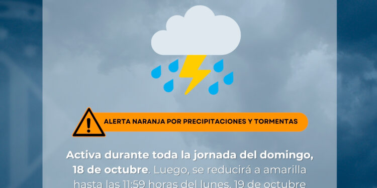 El 112 y la AEMET activan la alerta naranja en Sagunto por intensas lluvias y tormentas este domingo 1 El 112 y la AEMET activan la alerta naranja en Sagunto por intensas lluvias y tormentas este domingo