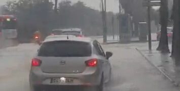 La DANA 'Alice' sacude el sur de la Comunitat Valénciana con fuertes lluvias y un efervescente aparato eléctrico en Alicante y el Vinalopó