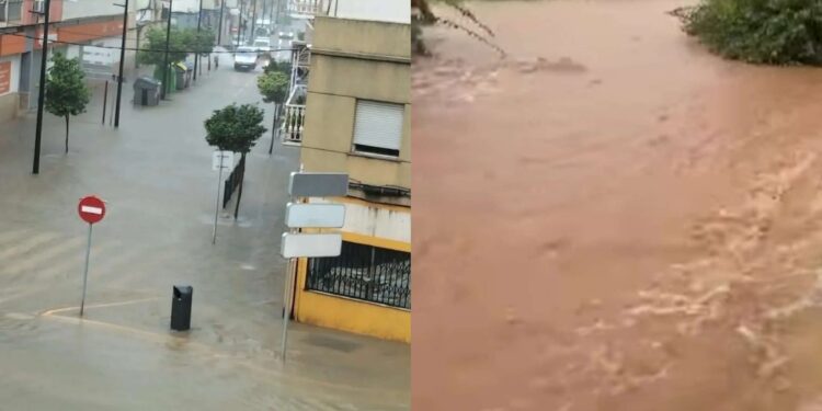 Temporal histórico en La Safor y el norte de Alicante: Más de 220 litros por metro cuadrado, inundaciones generalizadas y alerta hidrológica en varias cuencas 1 Temporal histórico en La Safor y el norte de Alicante: Más de 220 litros por metro cuadrado, inundaciones generalizadas y alerta hidrológica en varias cuencas