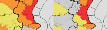 La AEMET activa el aviso rojo por lluvias torrenciales en el litoral de Valéncia y Castellón
