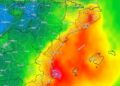 Cambio brusco del tiempo este fin de semana en la Comunitat Valenciana con precipitaciones muy fuertes y un desplome térmico