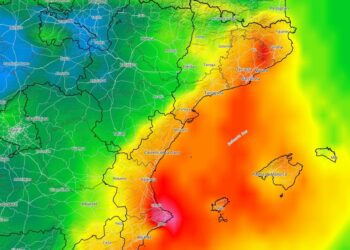 Cambio brusco del tiempo este fin de semana en la Comunitat Valenciana con precipitaciones muy fuertes y un desplome térmico