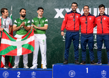 España conquista el Mundial de Pelota Vasca tras vencer al País Vasco en la final y reabre el debate sobre su participación internacional 26 España conquista el Mundial de Pelota Vasca tras vencer al País Vasco en la final y reabre el debate sobre su participación internacional