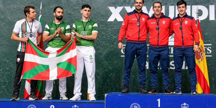 España conquista el Mundial de Pelota Vasca tras vencer al País Vasco en la final y reabre el debate sobre su participación internacional 1 España conquista el Mundial de Pelota Vasca tras vencer al País Vasco en la final y reabre el debate sobre su participación internacional