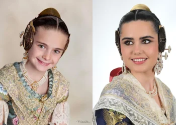 Valencia ya tiene Falleras Mayores para 2027: Beatriz Blanco y la niña Julia Vizcayno son las elegidas