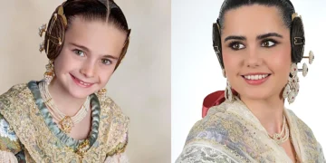 Valencia ya tiene Falleras Mayores para 2027: Beatriz Blanco y la niña Julia Vizcayno son las elegidas