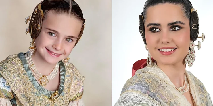Valencia ya tiene Falleras Mayores para 2027: Beatriz Blanco y la niña Julia Vizcayno son las elegidas
