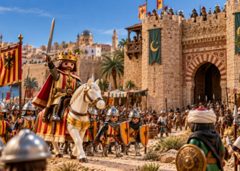 Jaume I conquista de nuevo Valéncia: una exposición reúne documentos históricos y un espectacular diorama de Playmobil