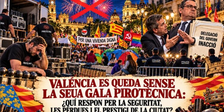 Valéncia es queda sense la gala Pirotècnica: ¿Qui respon per la seguritat, les pèrdues i el prestigi de la Ciutat?