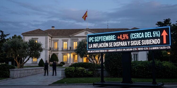 La inflación se dispara al 4,9% en septiembre y escala a su nivel más alto desde febrero de 2023 1 La inflación se dispara al 4,9% en septiembre y escala a su nivel más alto desde febrero de 2023