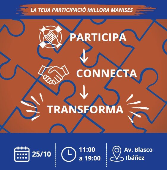 Manises se prepara para celebrar su gran Feria de Asociaciones el próximo 25 de octubre 1 Manises se prepara para celebrar su gran Feria de Asociaciones el próximo 25 de octubre