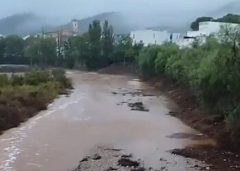 El temporal deja acumulados de más de 250 mm en poco más de 36 horas en la Comunitat Valenciana