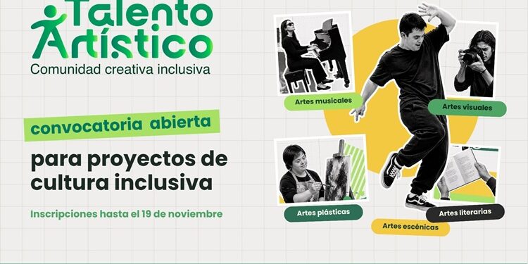 Convocatoria de 'Talento Artístico' para impulsar proyectos de cultura inclusiva