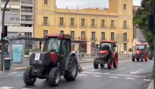 Nueva tractorada en Valéncia por el futuro del sector primario 1 Nueva tractorada en Valéncia por el futuro del sector primario